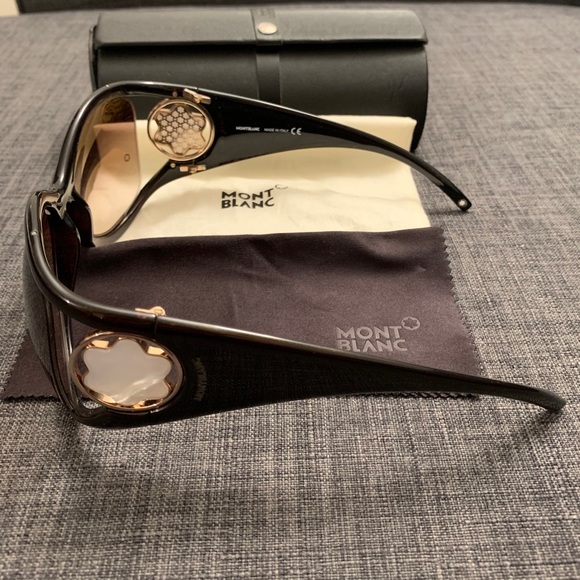 MontBlanc 227S 692 Dark Brown sunglasses - Picture 3 of 8